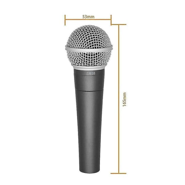 Shure SM58 laulumikrofoni virtakytkimellä 2024