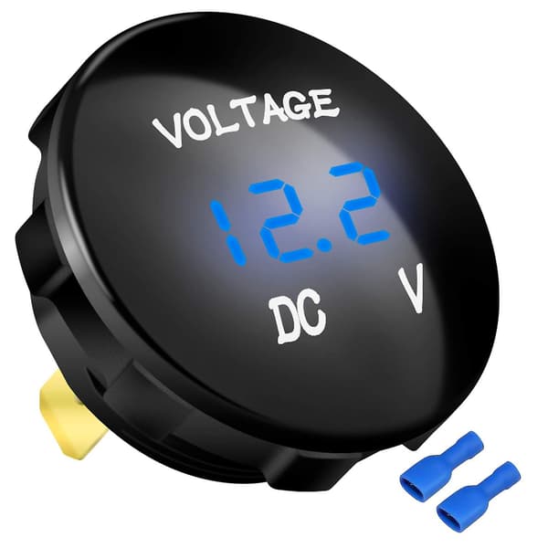 DC 12V 24V Display Bil Voltmeter