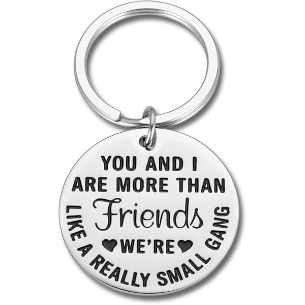 Funny Friendship Good Friends Birthday Gifts for Women Men Coworker Girlfriends Teenage Girls Boys Appreciation Sisters Brother Him Her Key Ring