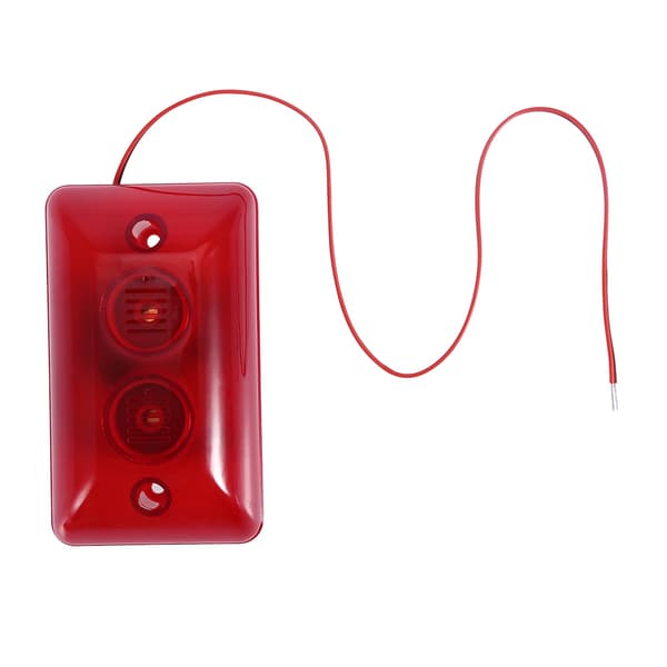 DC24V Rød LED Advarselslys Akustisk-Optisk Alarmsystem Nødsituation