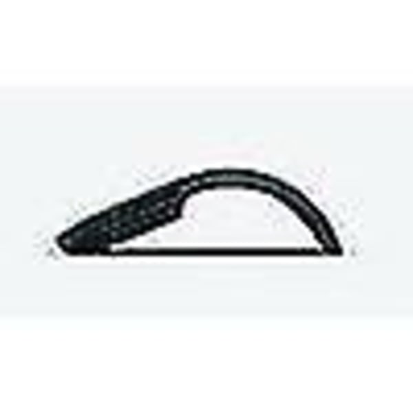 Microsoft - Arc Mouse - Bluetooth-mus for PC, bærbar PC kompatibel med Windows, Mac, Chrome OS (tynn, lett, bærbar, taktil) - Svart - ya