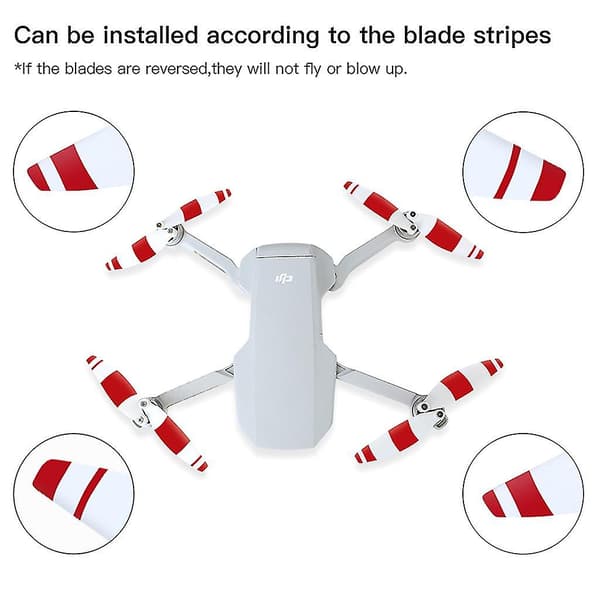 Hiljaiset potkurit -dji Mini 2 -lennokin siipilapa-lisävarusteet