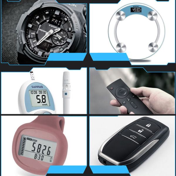 Genopladelig Lithium Coin Key Cell Udskiftningsbatteri til VL2020 - 90 Grader SQBB