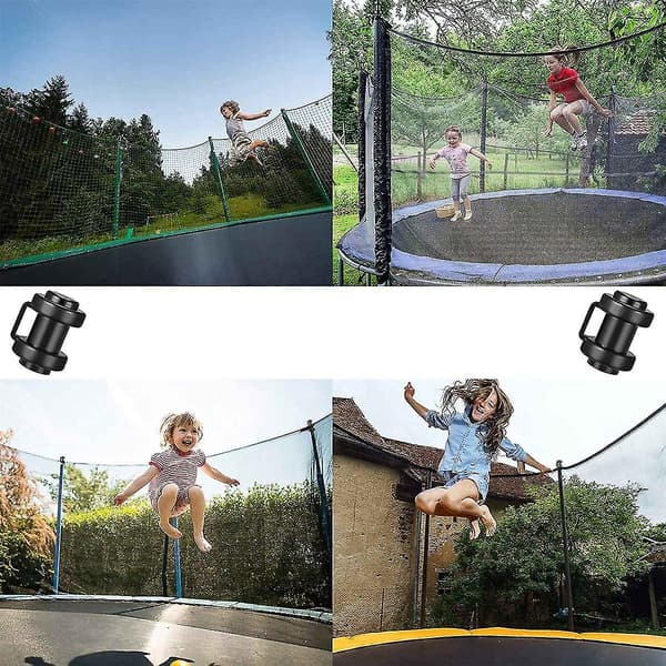 12 stk Trampoline Inngjerdet Stanghettehette Trampoline Endekappe Trampoline Stangdeksel Trampoline Tilbehør