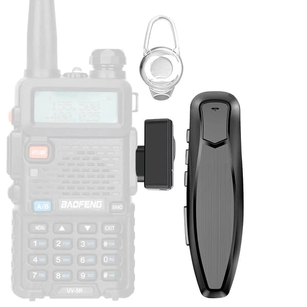 Walkie Talkie trådløs Bluetooth PTT headset øretelefon håndfri K-plugg
