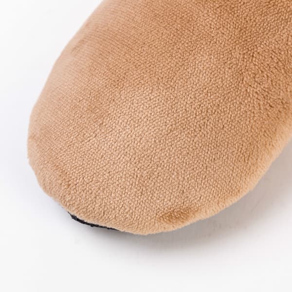 Mjuke Slippers til Mænd, Behagelige Varme Indendørs Sko Sort Black 40-45