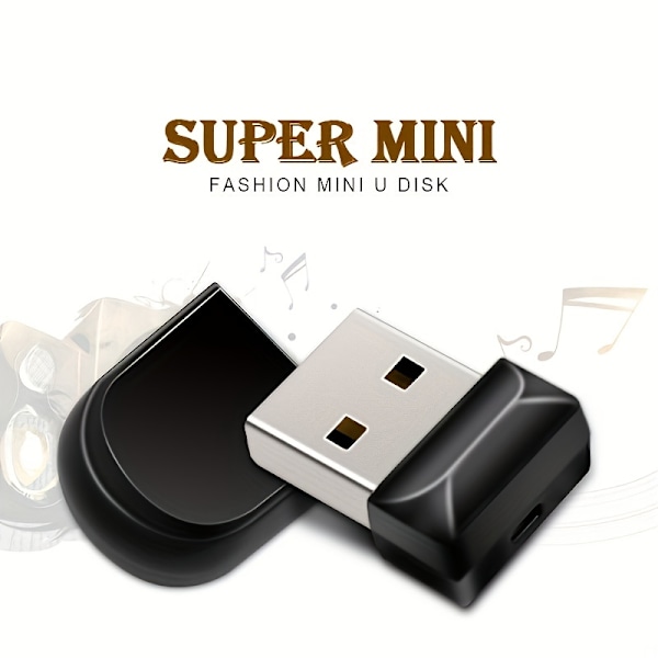 Mini USB Flash Drive 128GB 64GB 32GB USB 2.0 Flash Drive - Lagre filene dine sikkert!