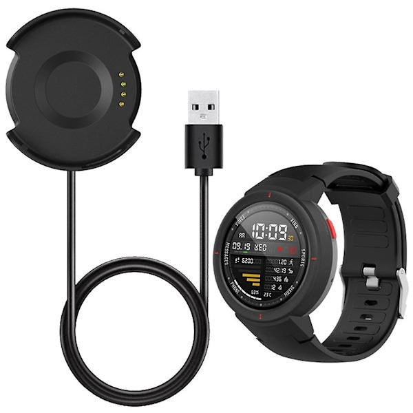 Bærbar ladekabel Dokkladeradapter for Amazfit Verge 3/verge Lite