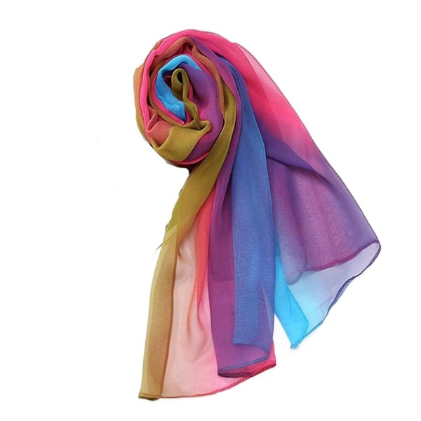 Silkeskjerf Sjal MULTICOLOR Multicolored