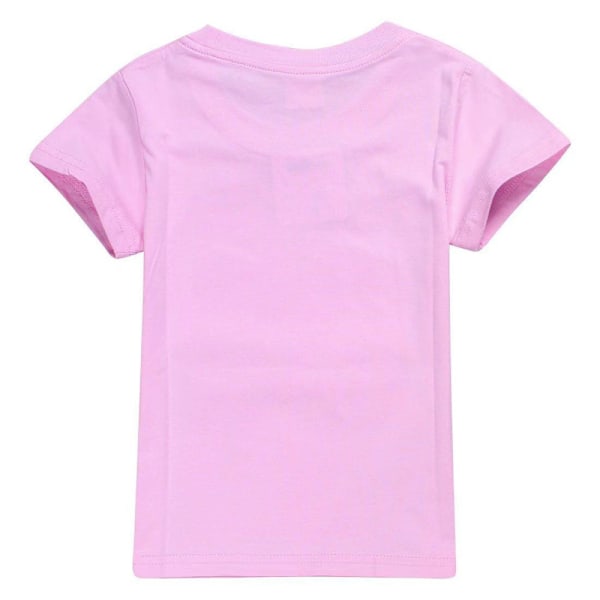 Børne Taylor Swift T-shirt Print Kortærmet T-shirt Toppe Swiftie Fans Koncertgaver Pink Pink Pink Pink 150 cm