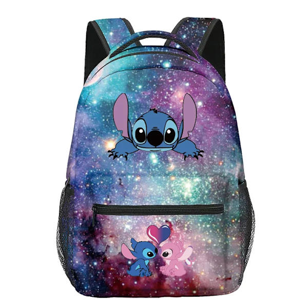 Disney Lilo Stitch Kawaii Pojkar Flickor Barn Skolväskor Kvinnor Hög Kapacitet Ryggsäck Tonåringar Resväska Mochila Escolar style 10
