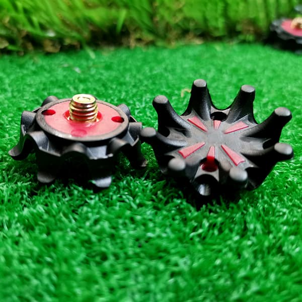 Antiskli-pigger for golfsko Slitesterke sko Reservedel Golfutstyr Black