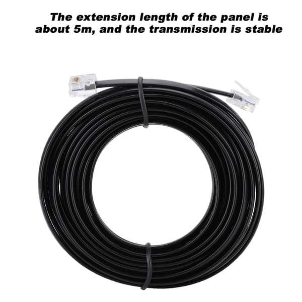 Sort panel til YAESU Ft 7800 Ft 7900 Walkie Talkie med separat kabelforlængerledning