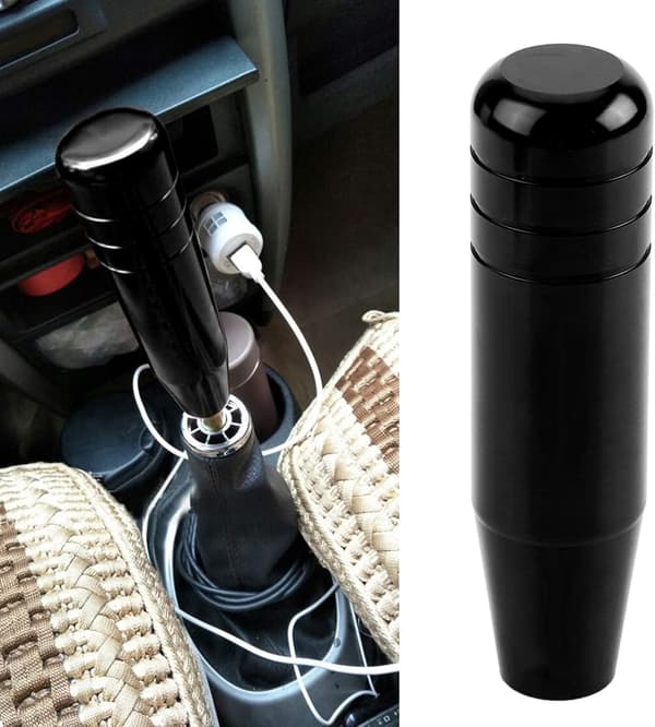 13 Cm (den sorte) Gearskiftegreb, Universal Aluminium Legering Bil Ma