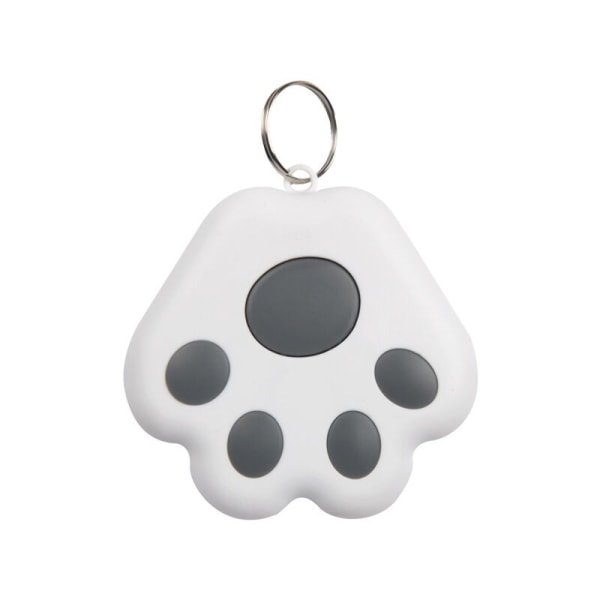 GPS-tracker, GPS Mini Tracking Locator, Bärbar Bluetooth Smart Anti-lost Trådlös Enhet Finder Barn Resväska Husdjur Set-Grå