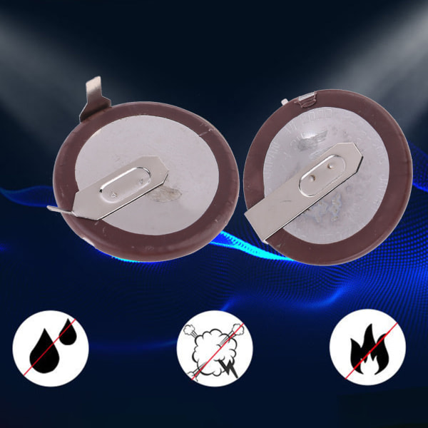 Genopladelig Lithium Coin Key Cell Udskiftningsbatteri til VL2020 - 90 Grader SQBB