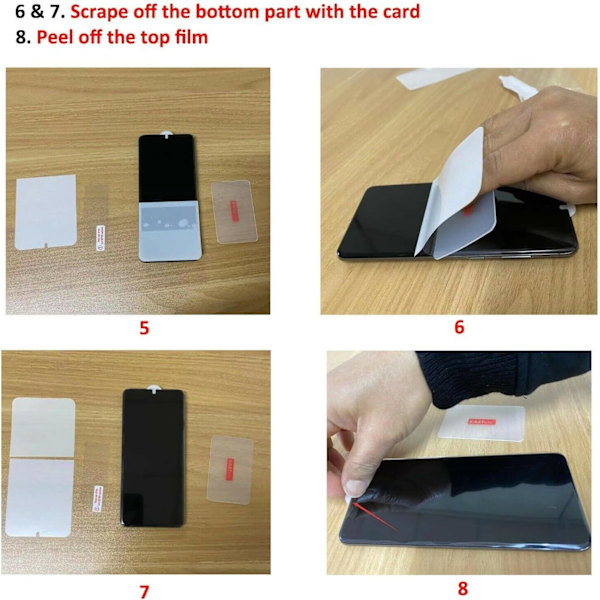 3-pack Hydrogel Film Transparent Härdat Film Kompatibel med iPhone 13, iPhone 13 Pro