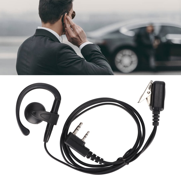 G-formet walkietalkie-headset med mikrofon for Kenwood Baofeng