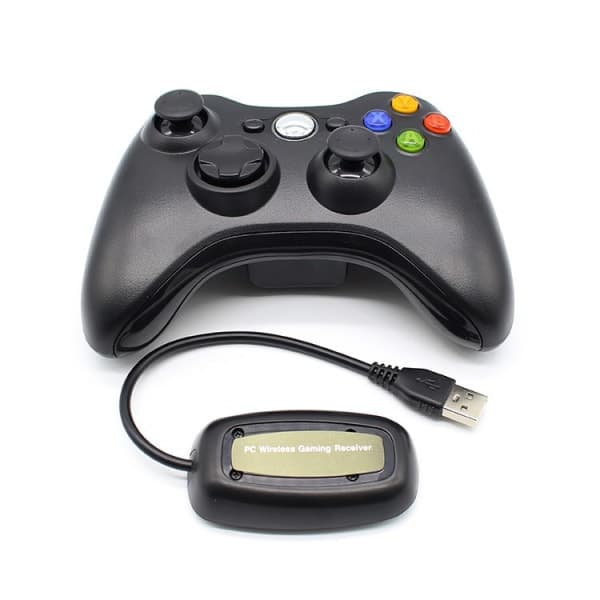 Ny XBOX360/PS3 Universal Trådløs 2.4G Grip - Sort, Plus PS3 Fu
