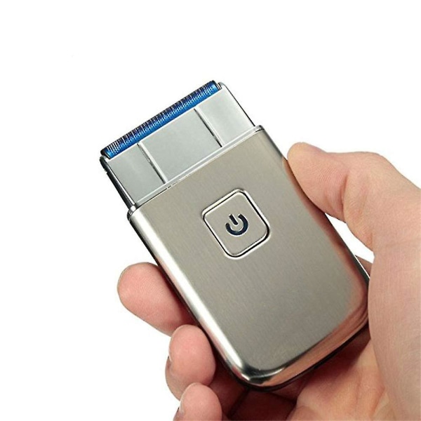 Fram- och återgående minielektrisk rakapparat med folie, USB-laddning
