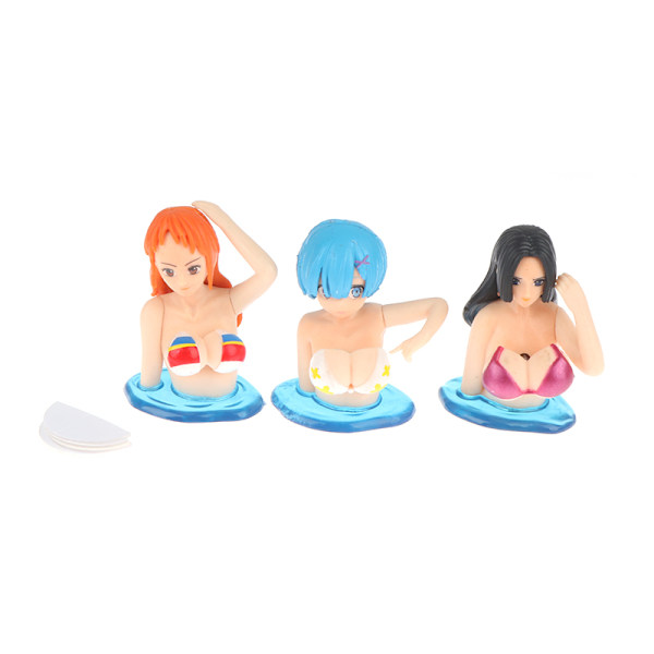 Anime-autofiguurit rintaa ravistava koriste auto sisustus Moottoripyörä 3