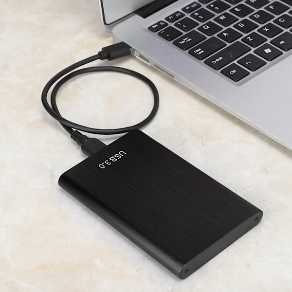 2,5 tommers SATA USB 3.0 bærbar 7-9,5 MM harddisk SSD-deksel eksternt bærbart diskdeksel (svart)