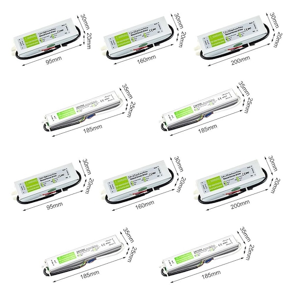 LED-transformator LED-drivruttransformator 12V30W 12V30W 12V30W 12V30W