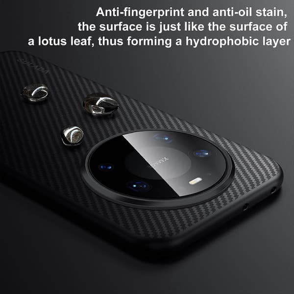 SULADA 600D Kevlar Textur PC Stötsäkert Mobilskal Black For Huawei Mate 80 / Mate 80 Pro