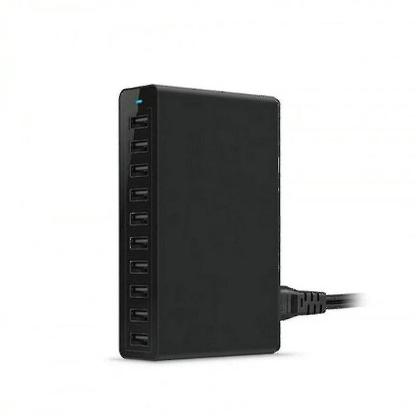 Anker Powerport 10 USB Laddstation 60w 10-portars väggladdare Hemladdare Plugg Laddare Adapter Shm