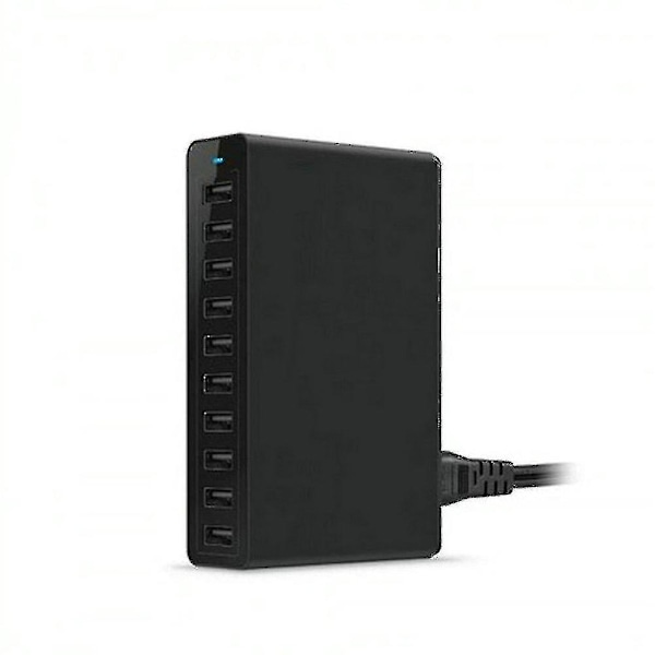 Anker Powerport 10 USB ladestasjon 60w 10-porters vegglader Hjemmelader Plugglader Adapter Shm