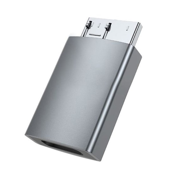 USB C till Micro B-adapter Hög hastighet dataöverföring, aluminiumkonstruktion, Typ-c till USB3.0 Micro B-adapterkonverter Grey 0.02