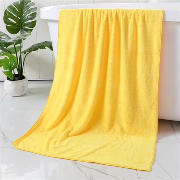 Superabsorberande badlakan för vuxna, stora handdukar, badrum, kroppsspa, sport, lyxig mikrofiberbadhandduk, grön green 60x30cm