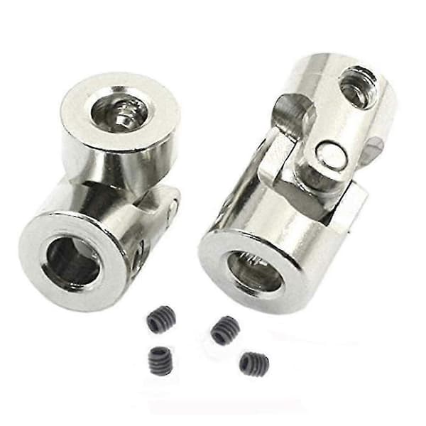 stk. universalled akselkobling styreforbindelse til RC bil crawler båd-wtake 5mmx5mm