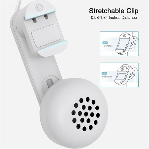 Passer for Meta Quest3 Tilbehør Headset Quest2 Headset Høykvalitets høyttalere VR-tilbehør[qb] White