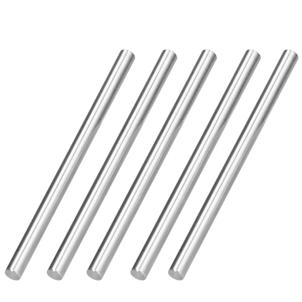 5 kpl ruostumattomasta teräksestä valmistetut pyöreät suorat olkapäävarret 6 mm lisävarustesetti robottileluun DIY4100-0006-0100