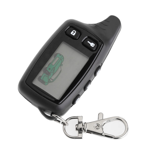 TW9010 LCD-kaukosäädin avaimenperä ajoneuvon turvallisuushälytykseen