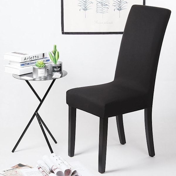 Stolsöverdrag dekor 6 delar stretch stolsöverdrag-glid stolsöverdrag o[qb]
