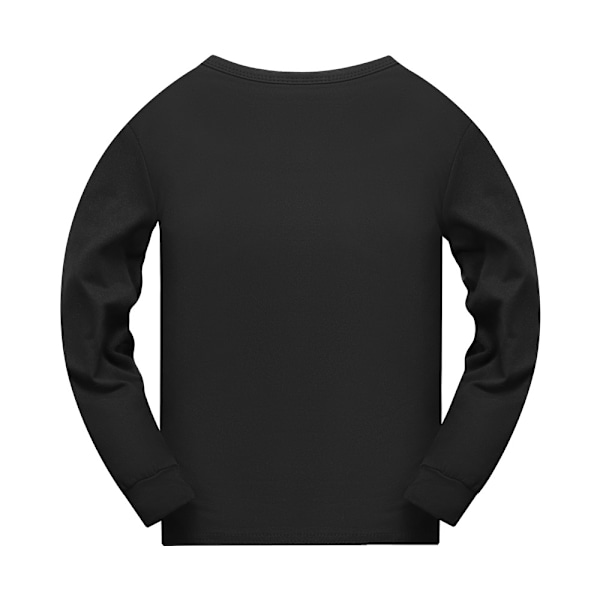 Roblox spillsett med langærmet pyjamas - pyjamassett for barn - pysjamas - nattøy - gave til fans - svart Black 160 cm