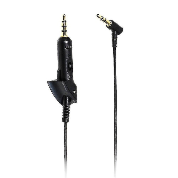 For Bose Quietcomfort 15/qc15 Qc2 Hodetelefonkabel Audiokabel Kabel Dual 3,5 mm Aux-kabel (Størrelse: Uten knapper)