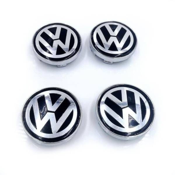 Navkapslar VW10 60MM för Volkswagen bildäck 4-pack