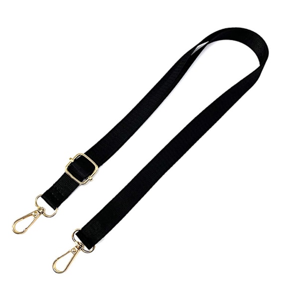 Ersättningshandväska axelrem i nylon, 54 tum, för DIY damväska, crossbody-väska, justerbar rem med metallkrok, rosa Pink Six-point webbing