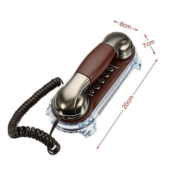 Veggmontert telefon Kabeltelefon Fasttelefon Antik Retro