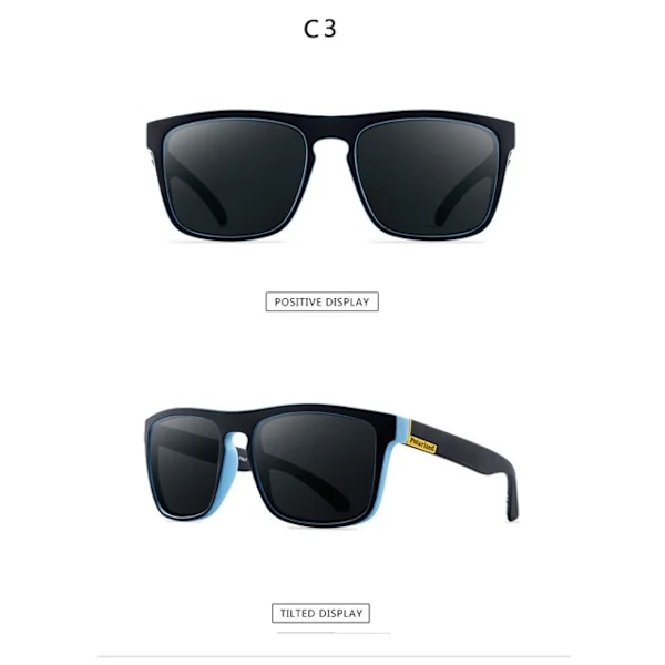 Polaroid Solbriller Unisex Firkantede Vintage Solbriller Berømt Mærke Polariseret Solbriller Retro Feminino til Kvinder Mænd 2149C3 2149C3 Polarized