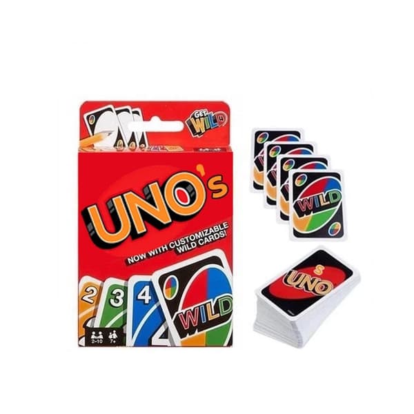 uno Classic UNO -korttipeli, 108 korttia, perhe, lapset, ystävät