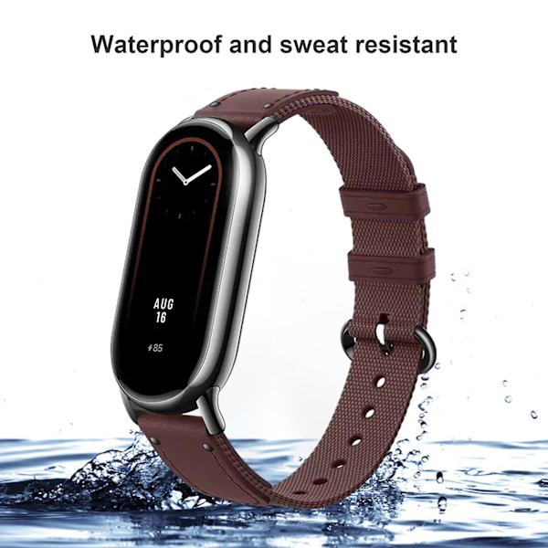 Urrem Vandtæt Silikonerem Holdbart Stilfuldt Erstatningsarmbånd til Xiaomi Smart Band 8[qb] Yellow