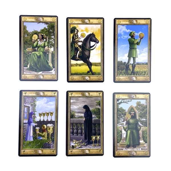 Billednøgle Tarotkort Profeti Spådom Deck Familie