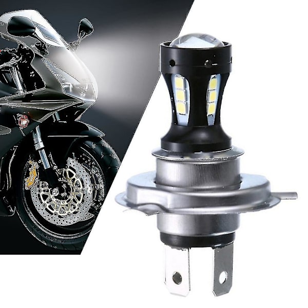 H4-moottoripyörän ajovalopolttimo 3030 18smd LED-auton ajovalopolttimo 950lm 6000k 18w 12-24v fw