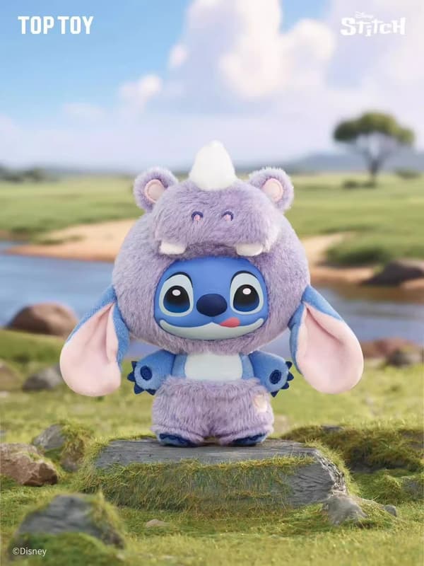 Stitch Wild Series Plys Blind Box, Jungle Dyre Simulation Vinyl Samlelegetøj Tiger