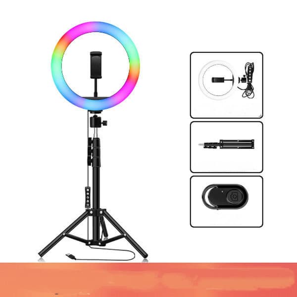 Ringlys - Rgb ringlys USB-drevet lys for selfie og direktesending