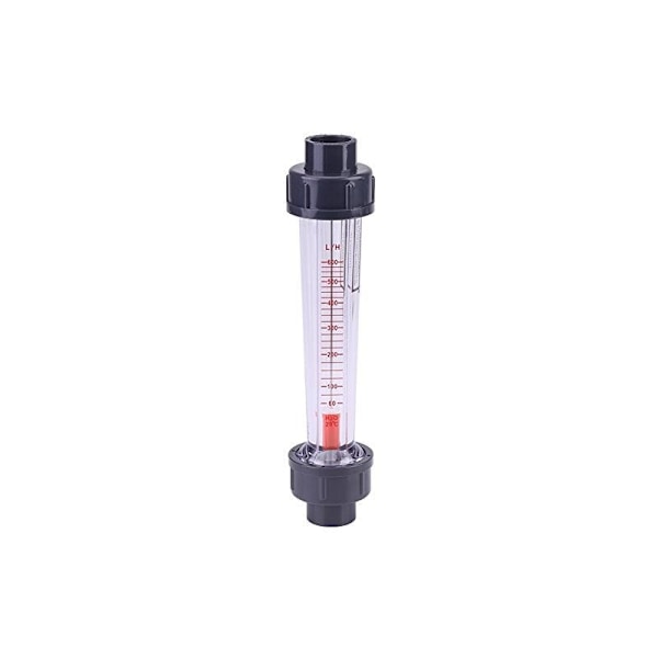 Plast Rotameter Vattenflödesmätare 60-600L/H LZS-15D Flytande Rör Mätinstrument